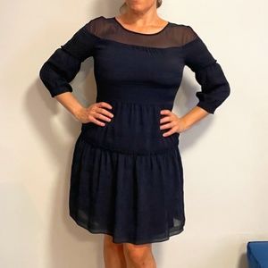 Navy Banana Republic Dress